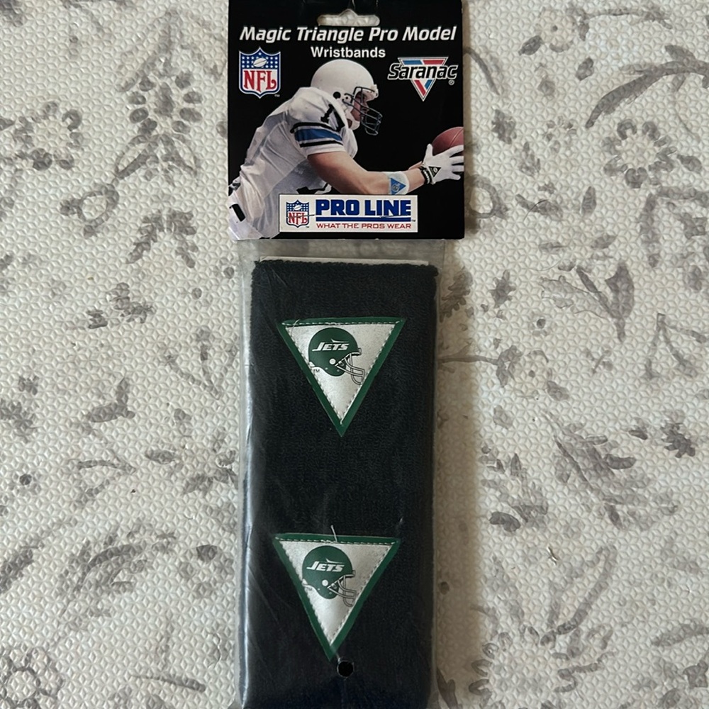 Vintage NY Jets Pro Line Wristbands